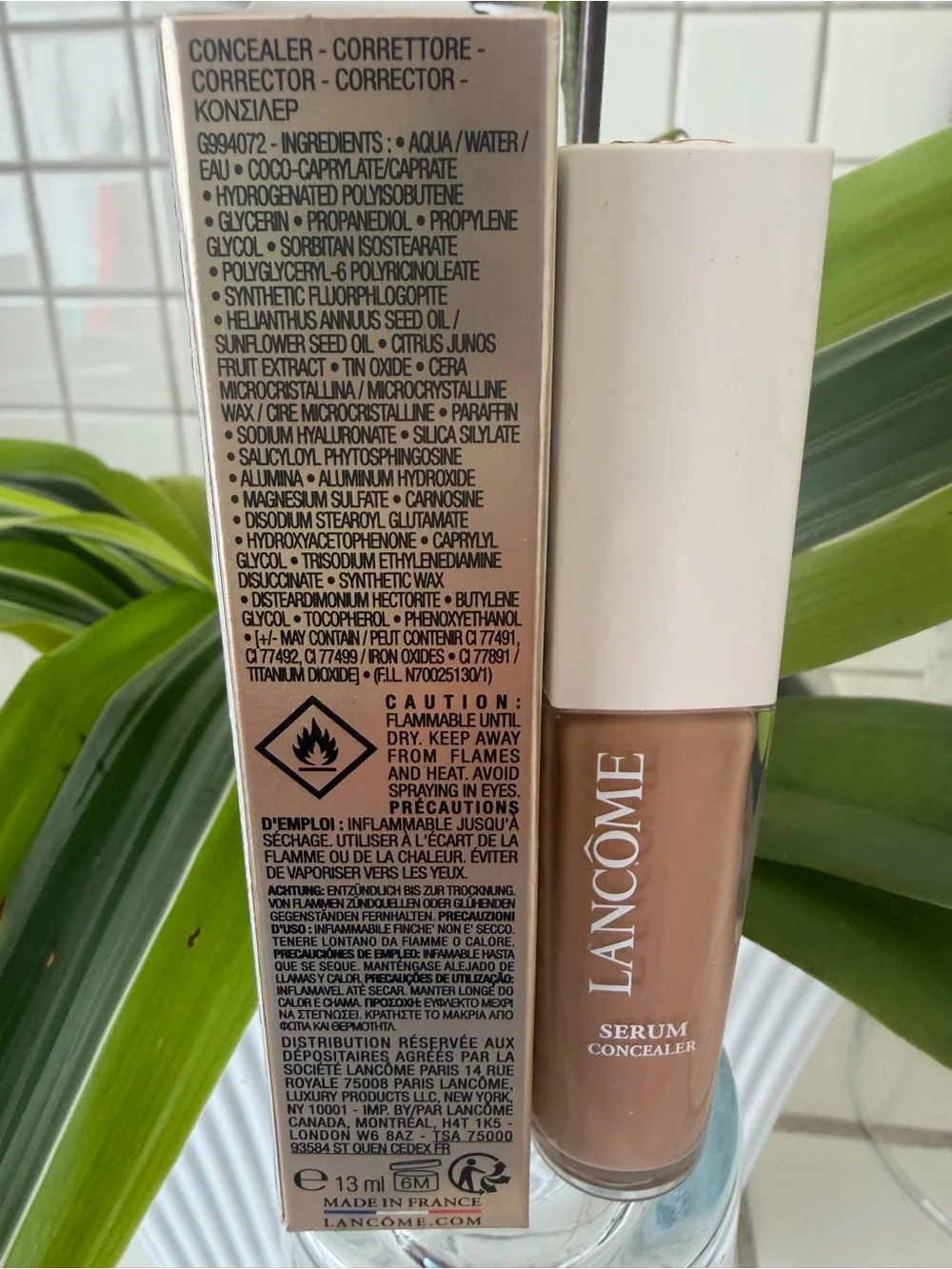 Lancôme Teint Idole Ultra Wear Care & Glow Serum Concealer — Nude Beige